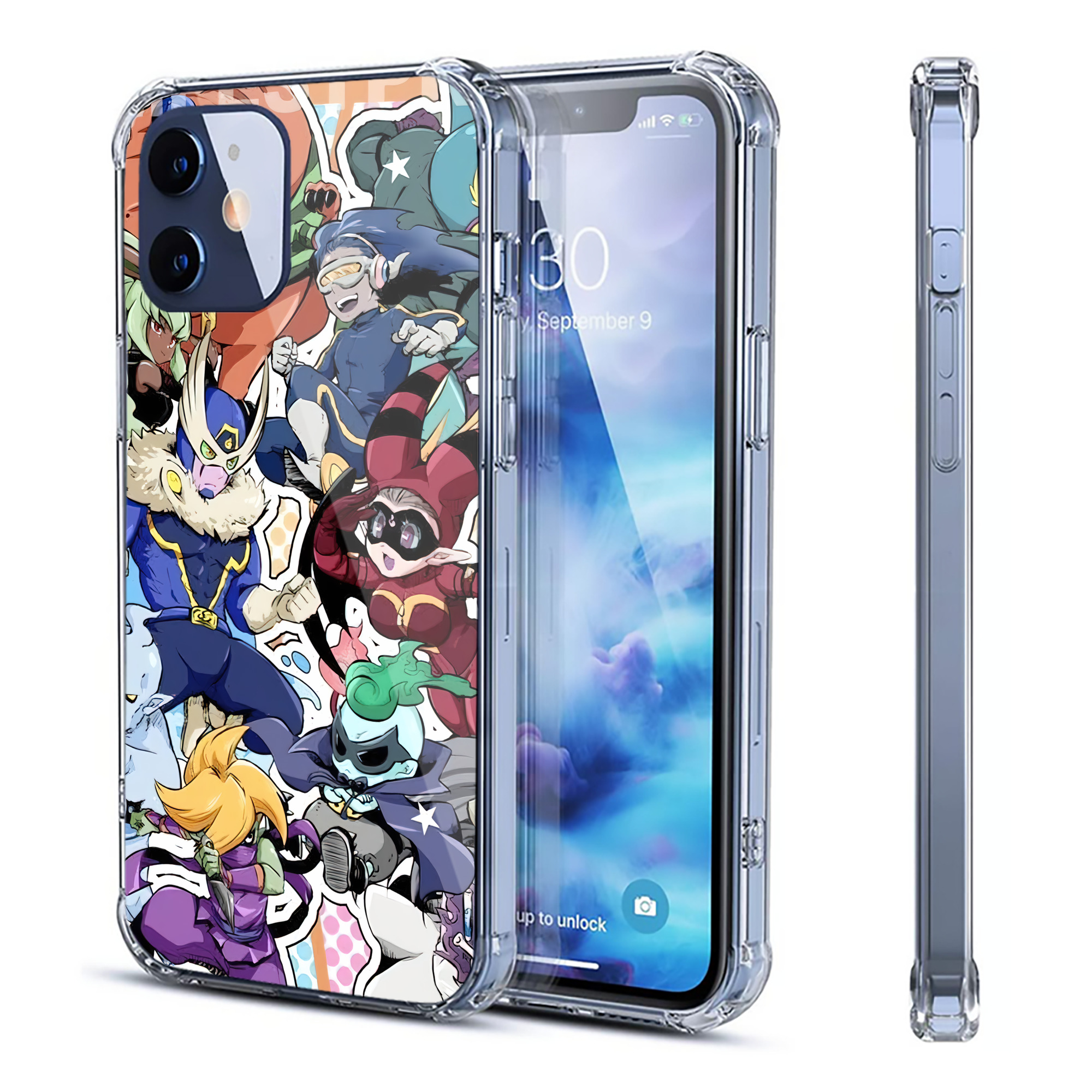 （画像用） 妖怪ウォッチ Yo-kai Watch 【iPhone 12シリーズ対応】透明スマホケース（クリアソフトケース）